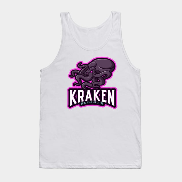 Kraken Brazilian Jiu Jitsu Tank Top by Tip Top Tee's